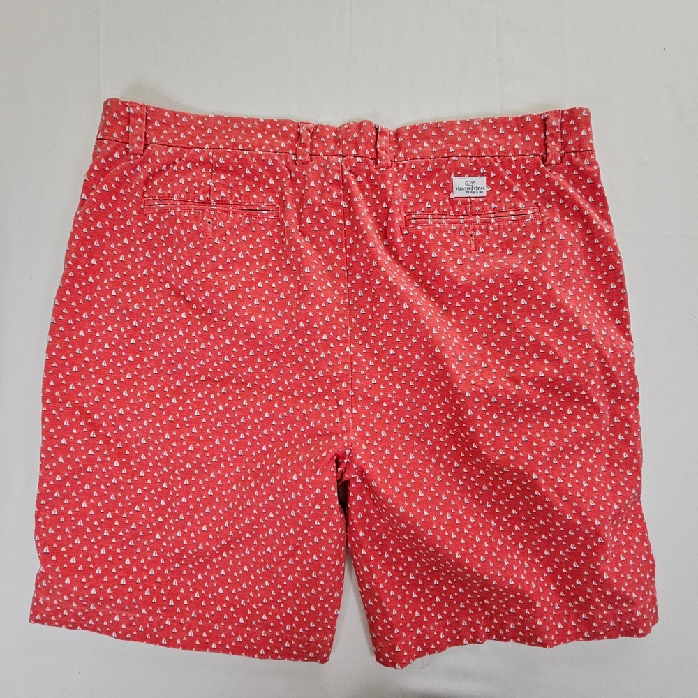 Vineyard Vines Mens 40 Sailboat Print Breaker Shorts Cotton Stretch Nautical - Picture 8 of 8